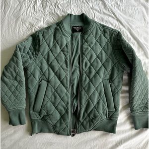 Athleta Retroplush Bomber Teal XS Petite